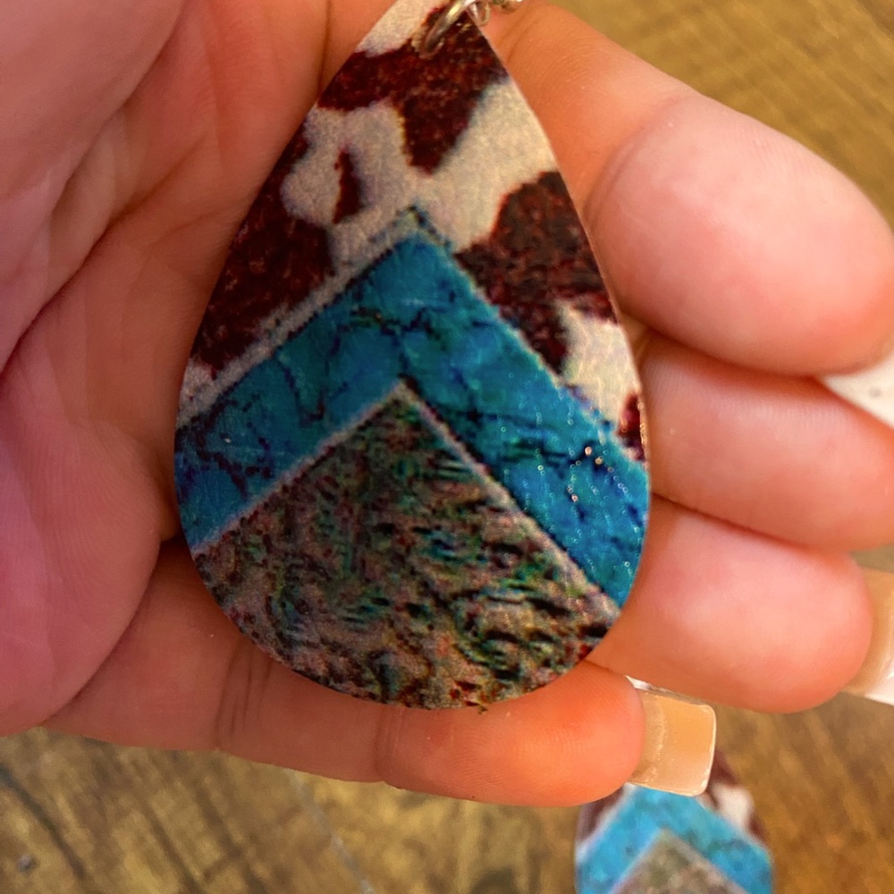 Lauren large rodeo earrings western cowgirl wear